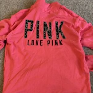VS PINK quarter zip sweatshirt